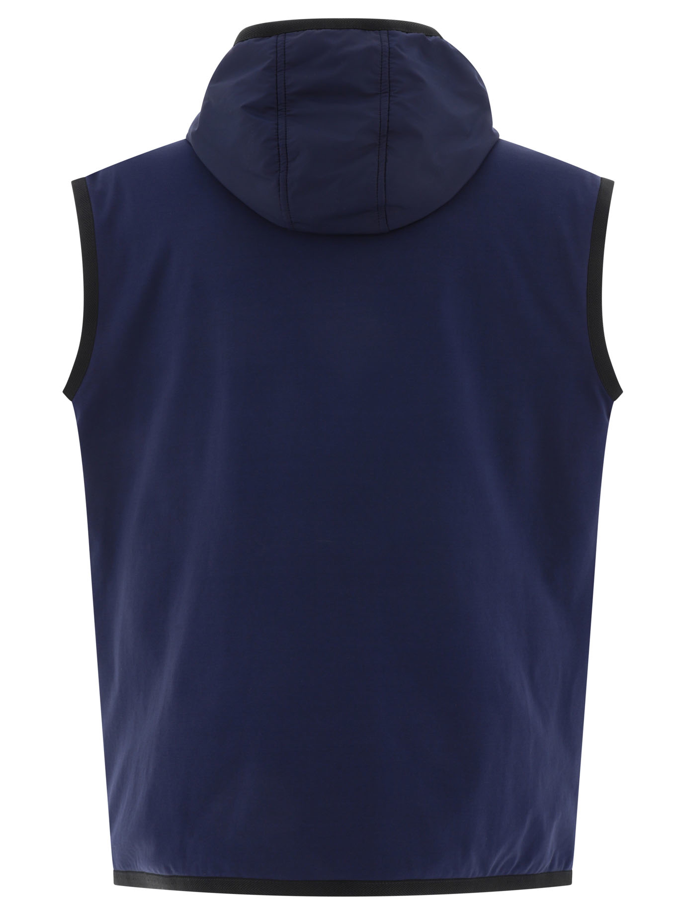 DOLCE & GABBANA Blue Hooded sports vest